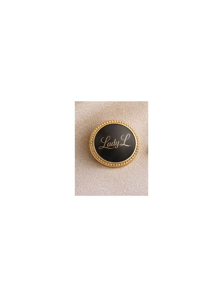 Broche médaillon LadyL